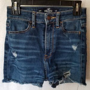 Ultra Hi Rise Skinny Denim Shorts